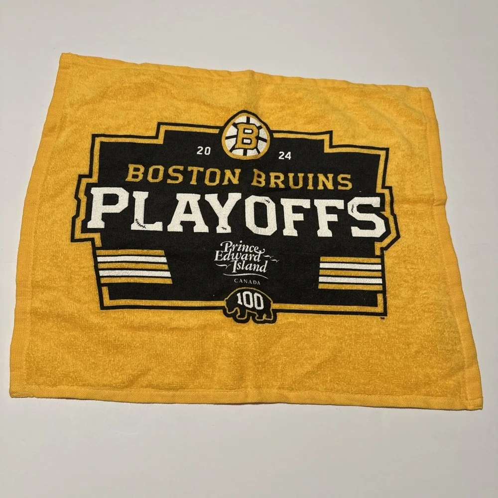 Boston Bruins 2024 Playoff Rally Towels‎ Yellow One Size